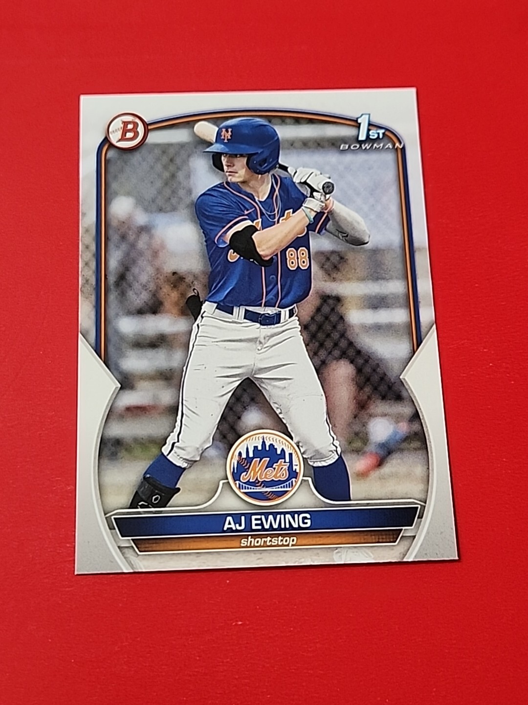 2023 Bowman Draft Paper Base BD-152 AJ Ewing – New York Mets