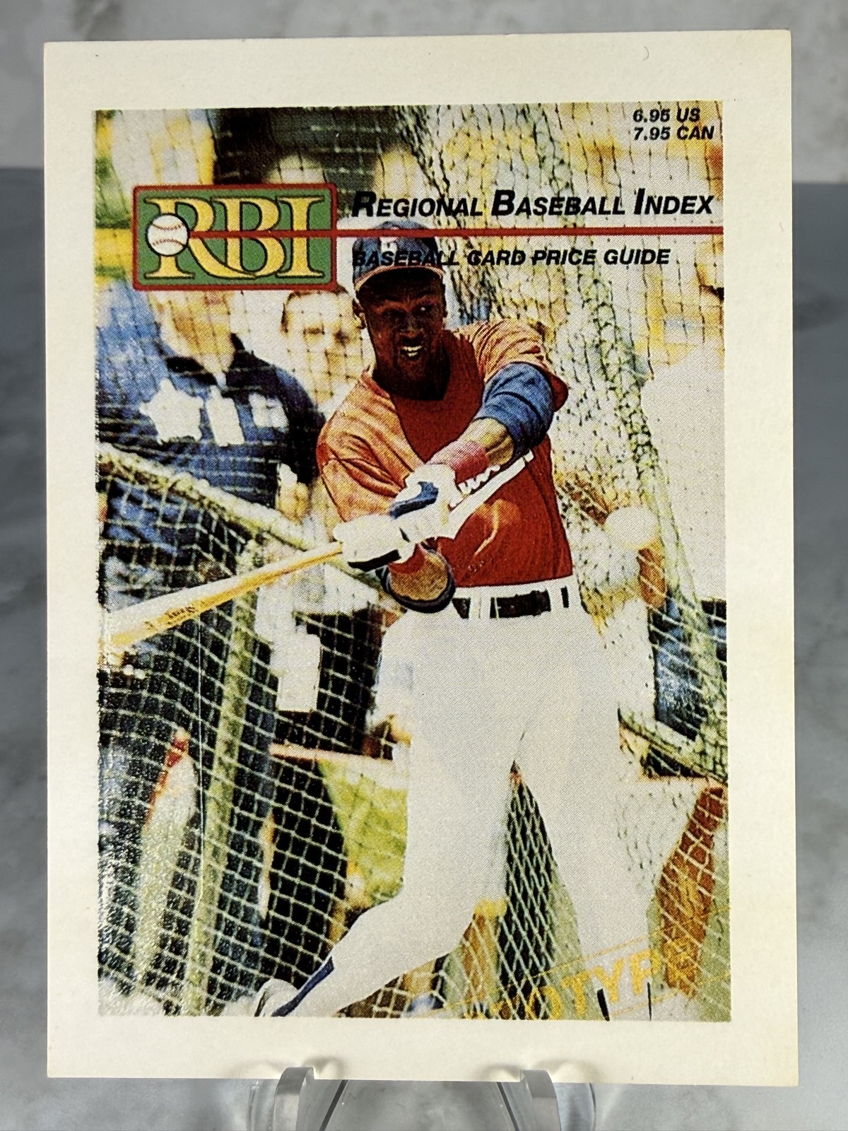 1991 RBI Magazine Baseball Card Price Guide Michael Jordan White Sox RARE