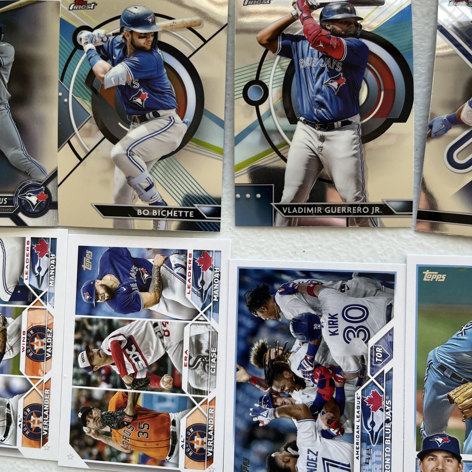Toronto Blue Jays Cards Includes Bichette, Guerrero, Donaldson Option #1