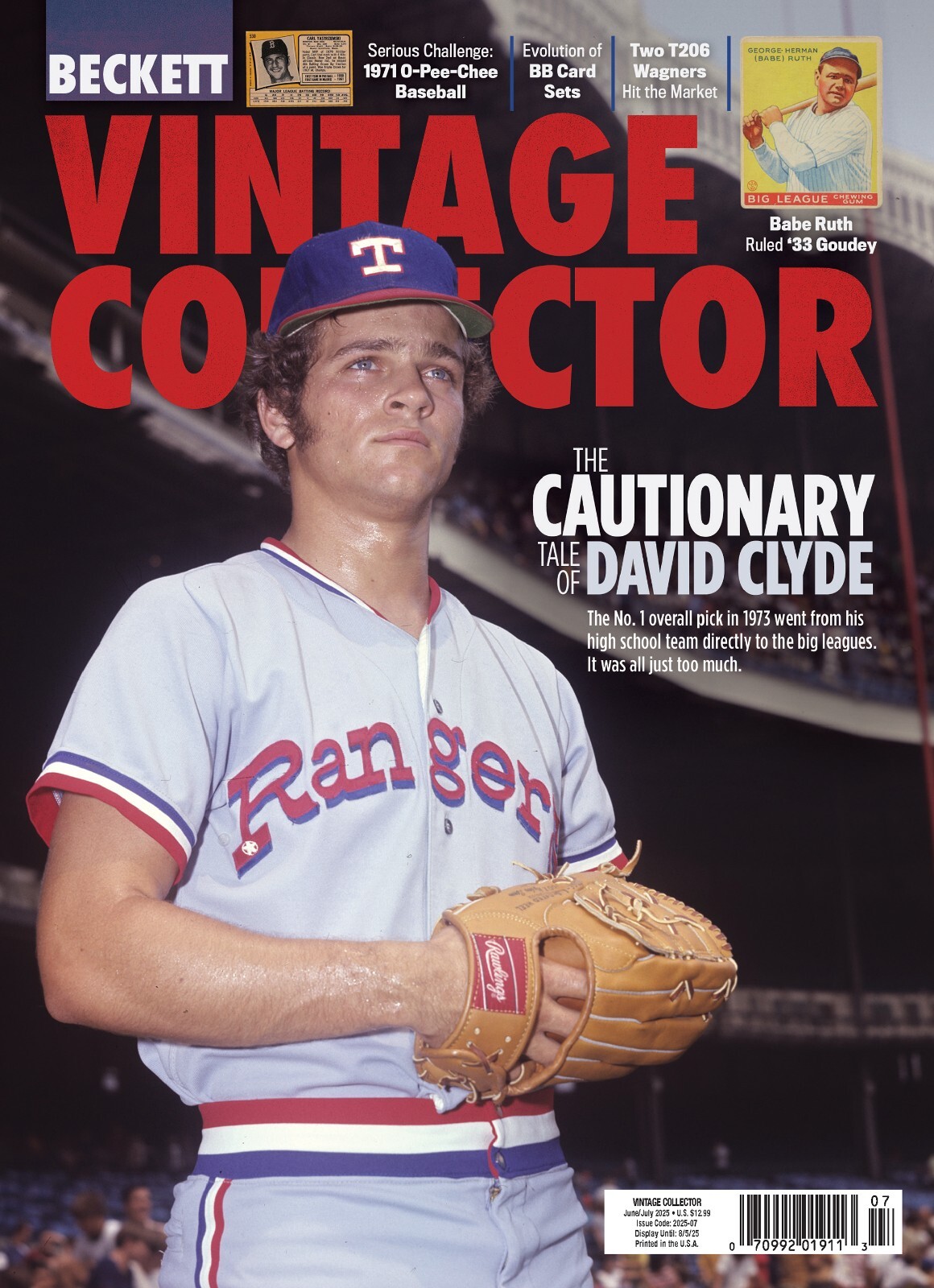 New FEB/MAR 2026 Beckett VINTAGE COLLECTOR Price Guide Maga w/LEW ALCINDER