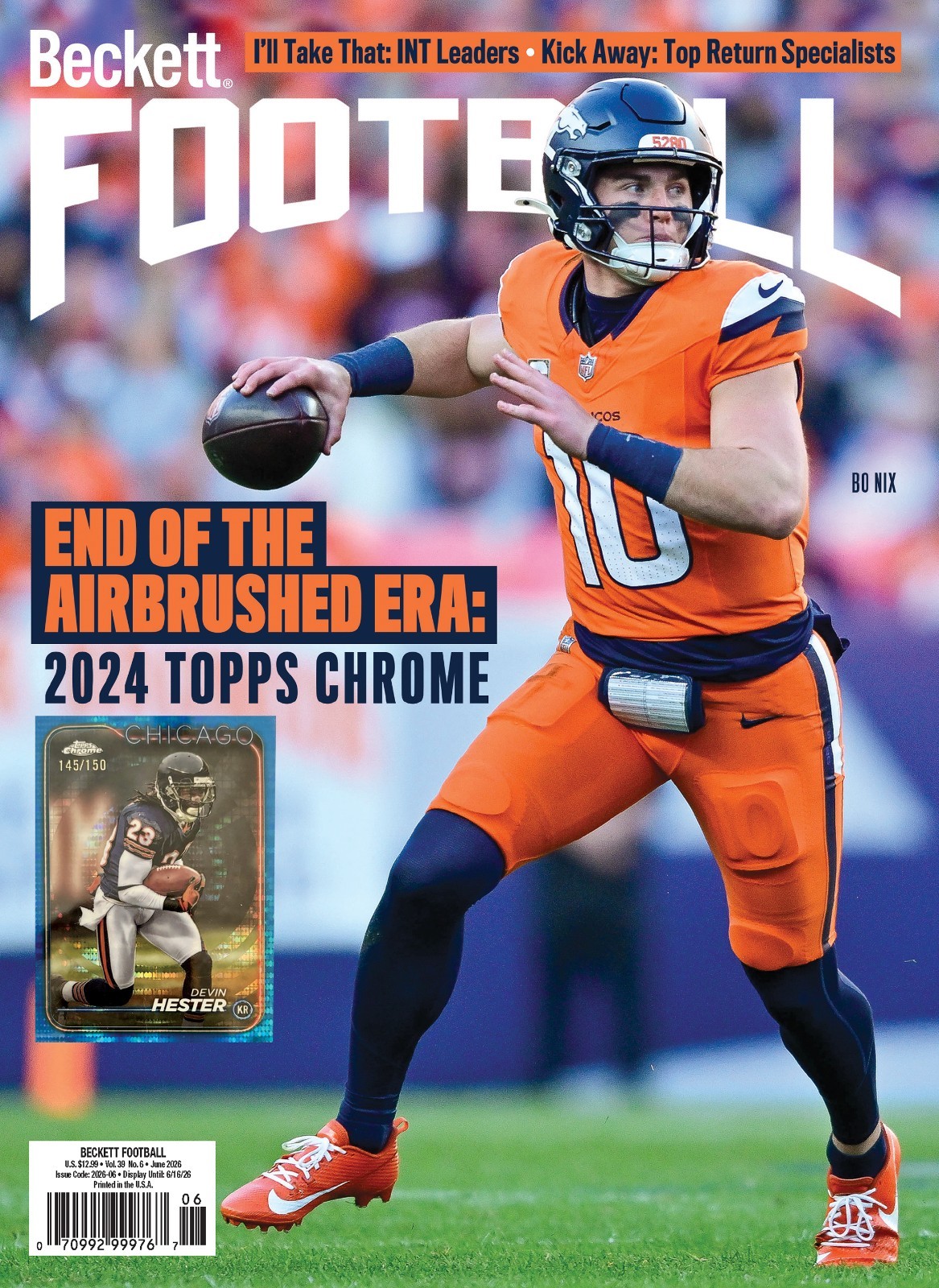 New JULY 2026 Beckett FOOTBALL CARD Price Guide with JOSH ALLEN