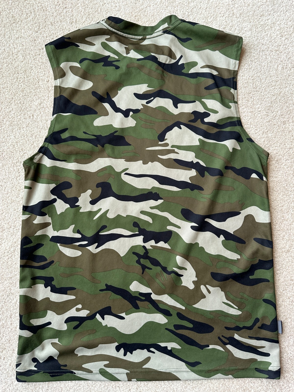 NBA Basketball Sleeveless Polyester Camo Basketball Shirt Mens Medium