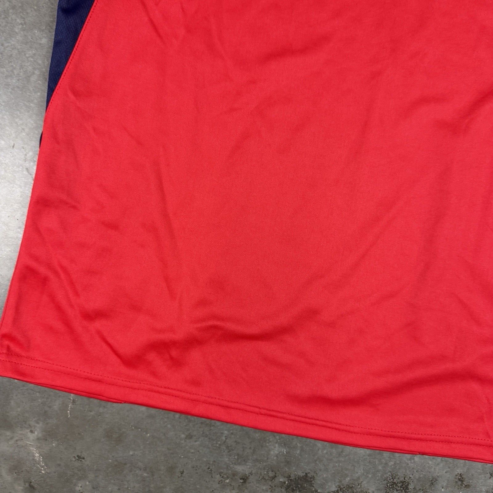 United States Soccer Jersey Mens Large Red Stretch Logo Quick Dry NWT
