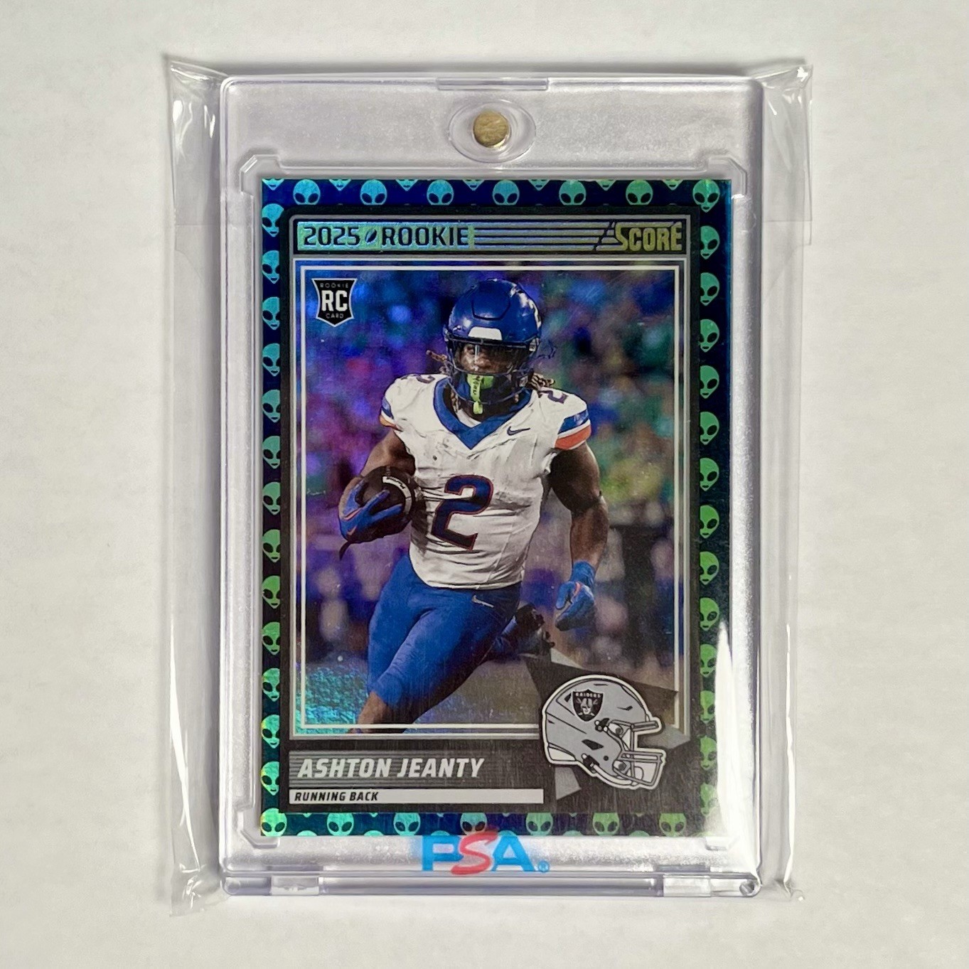 🔥👽 2025 Score-A-Treat Ashton Jeanty Extraterrestrial CASE HIT #14 RC Raiders