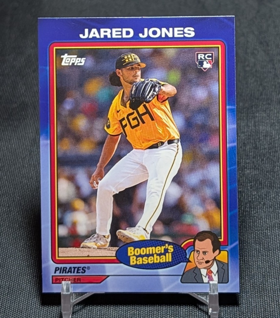Jared Jones Rookie 2024 Topps X Chris Berman: Boomer’s Baseball Card #59 Pirates