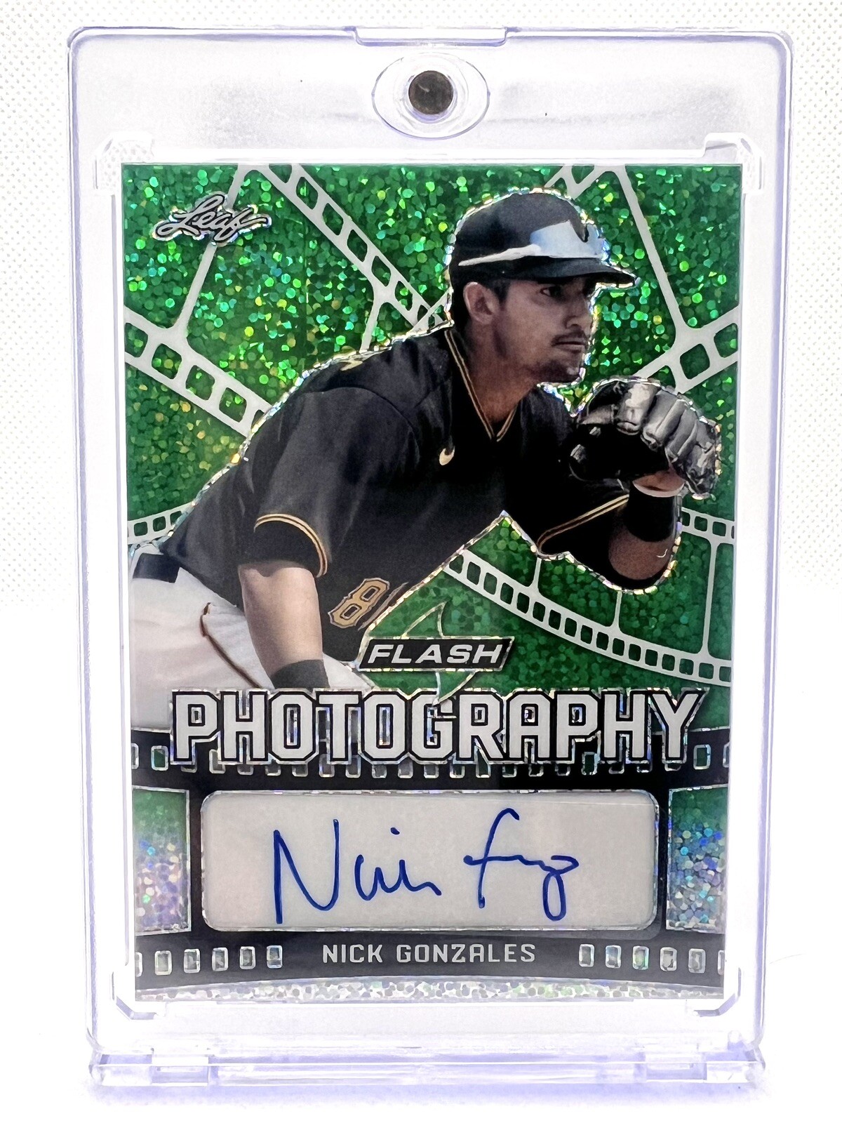 2021 Leaf Flash Flash Photography Green 17/25 Nick Gonzales #FP-NG2 Auto