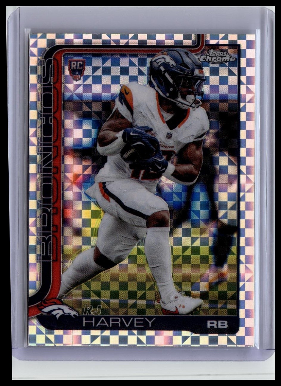 2025 Topps Chrome #330 RJ Harvey X-Fractor