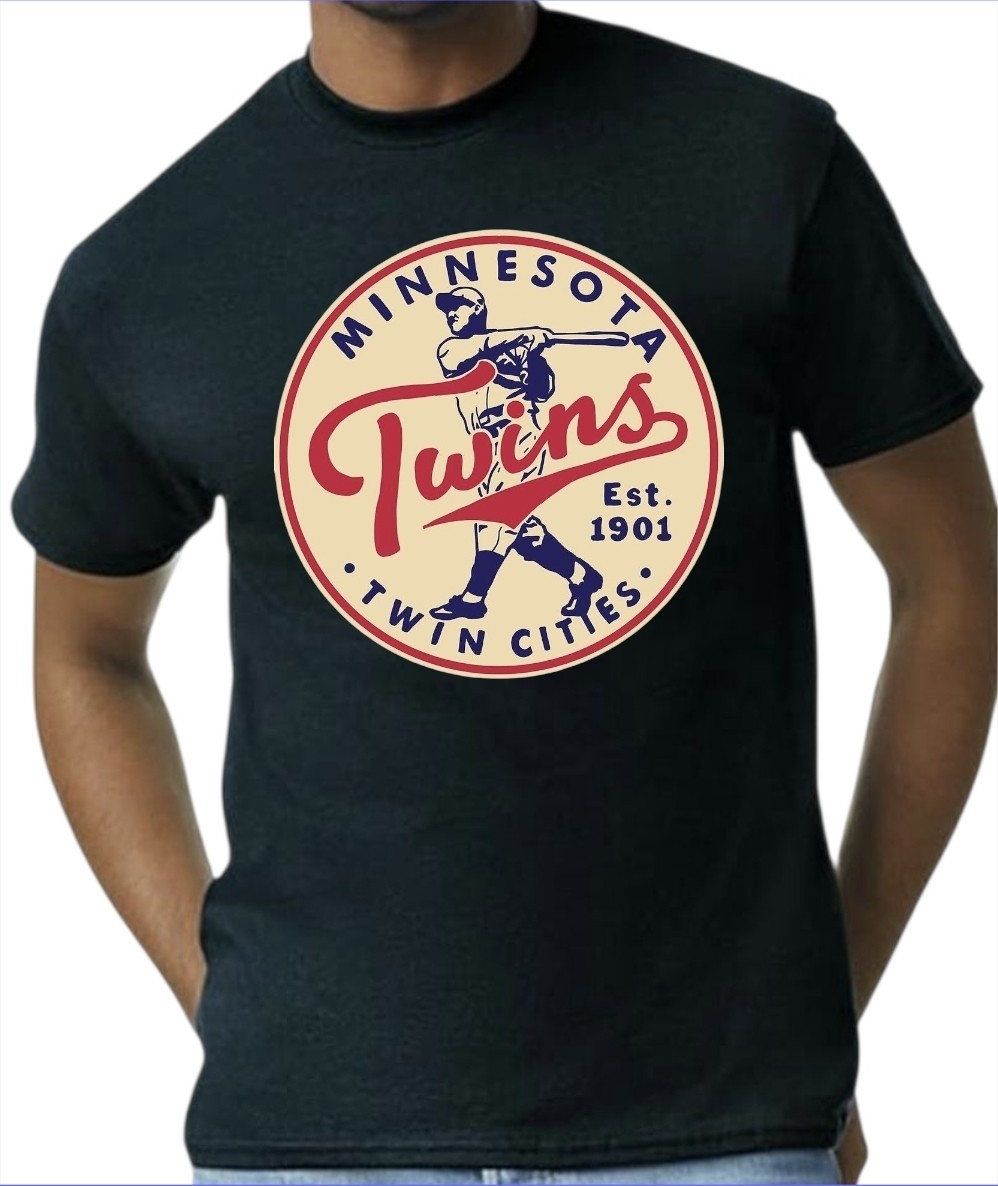 Minnesota Twins Men’s Cotton Tee Small to 4X-Large