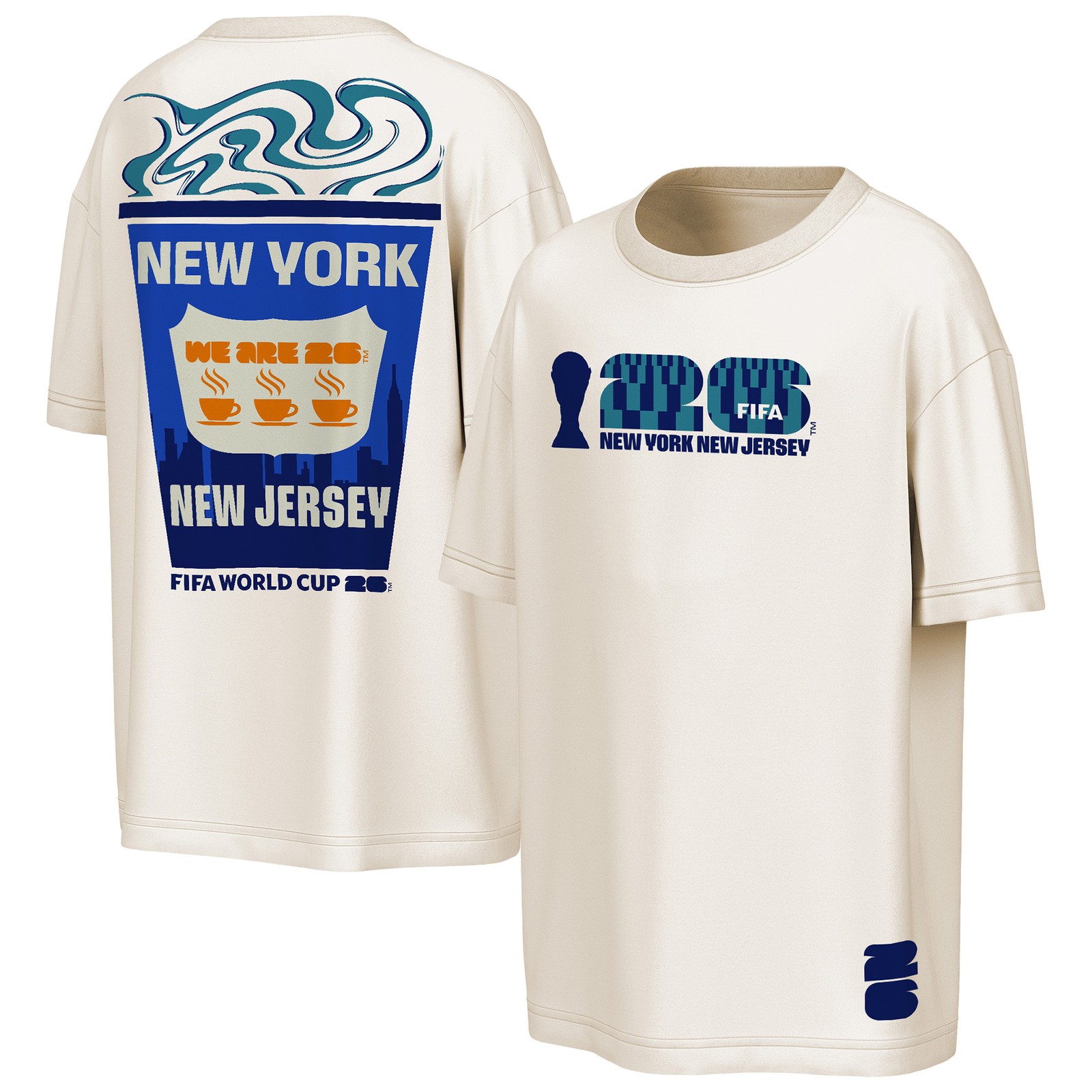 Men’s Outerstuff Natural FIFA World Cup 2026 New York/New Jersey Big City Poster