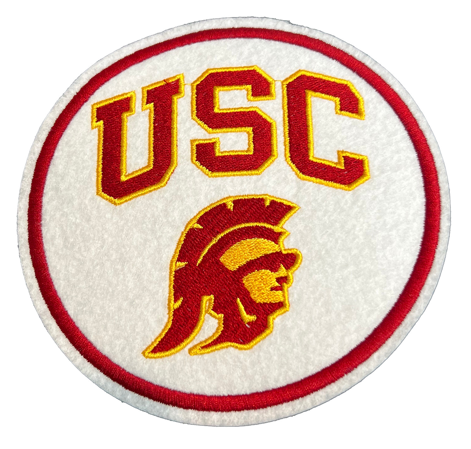 Embroidered Iron-on Patch – Multiple Sizes Available – USC Trojans