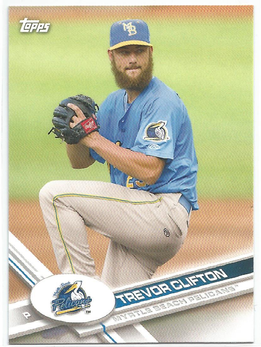 Trevor Clifton Chicago Cubs 2017 Topps Pro Debut