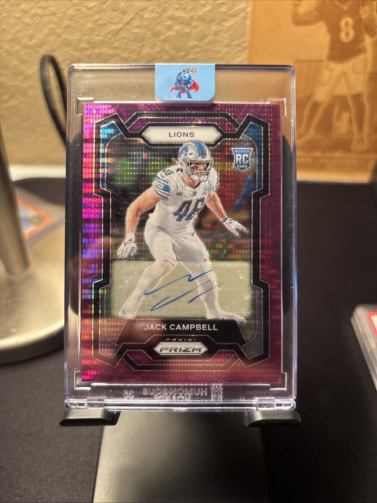2023 Panini Prizm Rookies Jack Campbell #330 Purple Pulsar AUTO RC