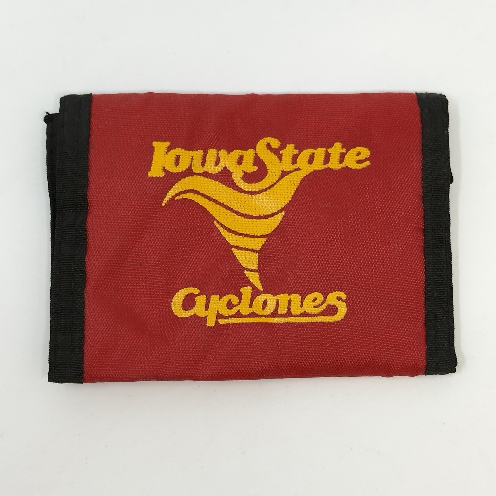 Vintage 80s Iowa State Cyclones Nylon Wallet 3.5 x 5 Inches New Old Stock