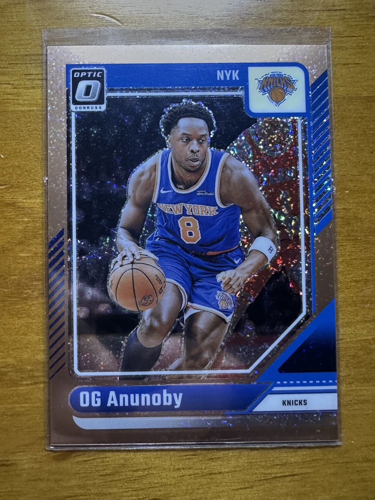 2024-25 Panini Donruss Optic – OG Anunoby #51 Copper Glitter Prizm /99