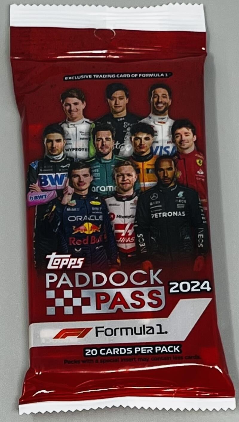 2024 Topps Paddock Pass Formula 1 Racing Jumbo Hanger Pack