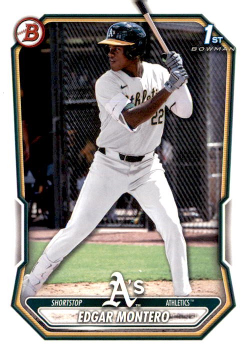 2026 Bowman Paper Edgar Montero 1st Bowman Athletics #BP-139 5 Card Lot