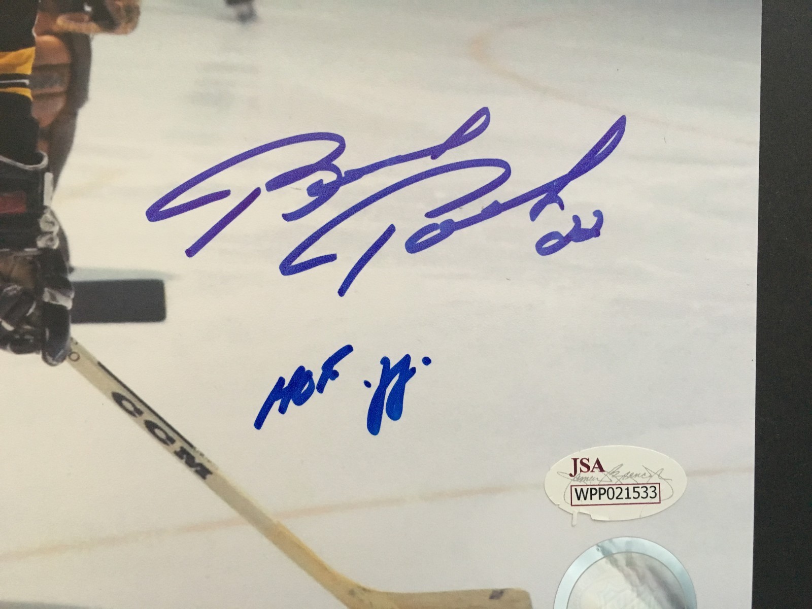 BRAD PARK AUTOGRAPHED 8 X 10 PHOTO J.S.A. AUTHENTICATED HOF INSCRIPTION