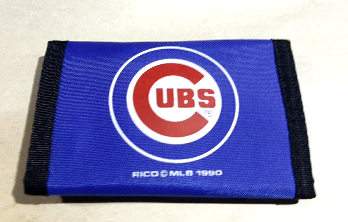 CHICAGO CUBS WALLET – TRI-FOLD – NYLON – NEW WITH TAG