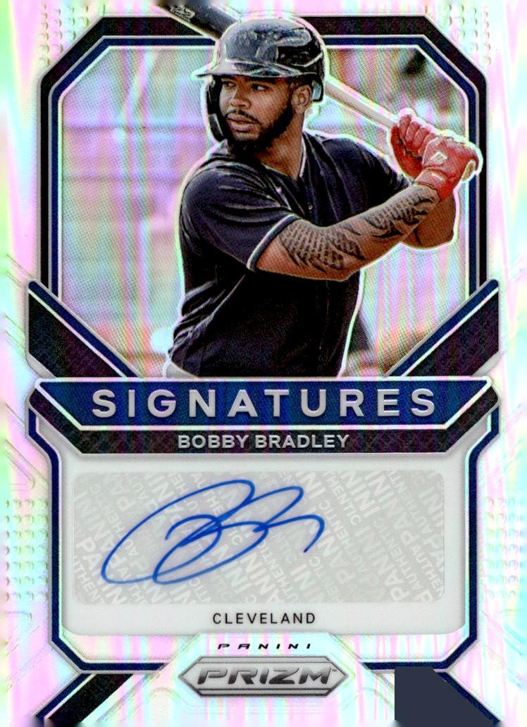 2021 Panini Prizm #SIG-BB Bobby Bradley Signatures Silver Prizm