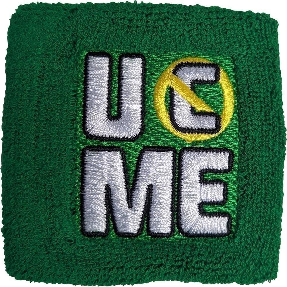 John Cena Earn The Day Green Yellow Headband Wristbands Set