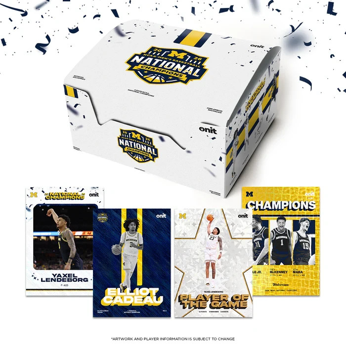 2026 Onit Univ. Michigan Men’s Basketball NCAA Champion Commemorative Box