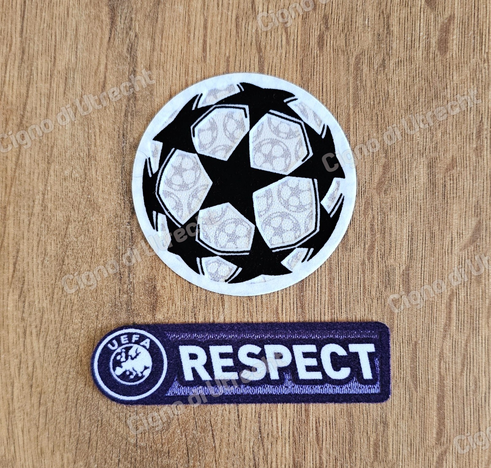 Champions League Starball Respect Foundation Patch Badge 2009-2025 Heat Transfer