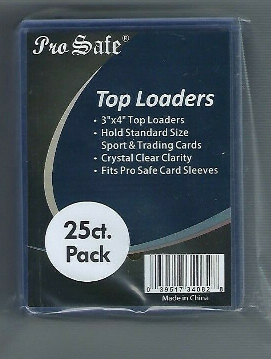 1000 Pro Safe 3×4 Sports Card Toploaders 1 case & 1000 Sleeves