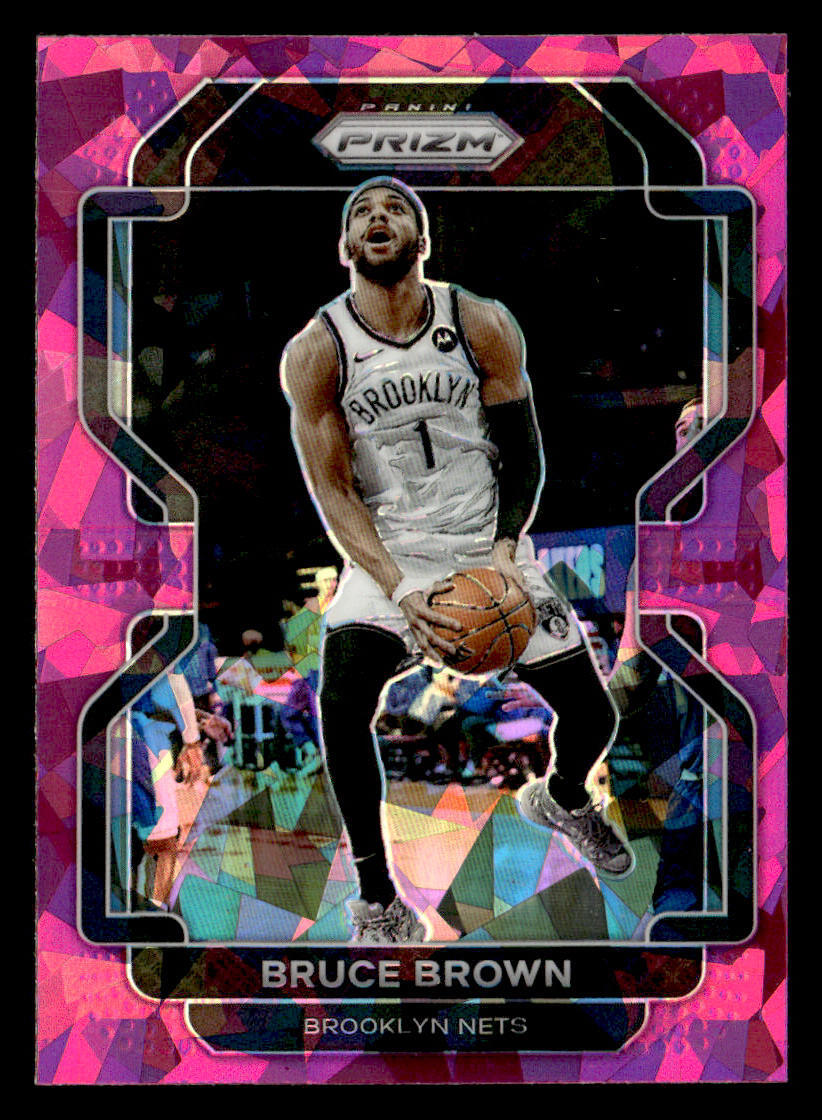 2021-22 Panini Prizm #230 Bruce Brown Pink Ice card