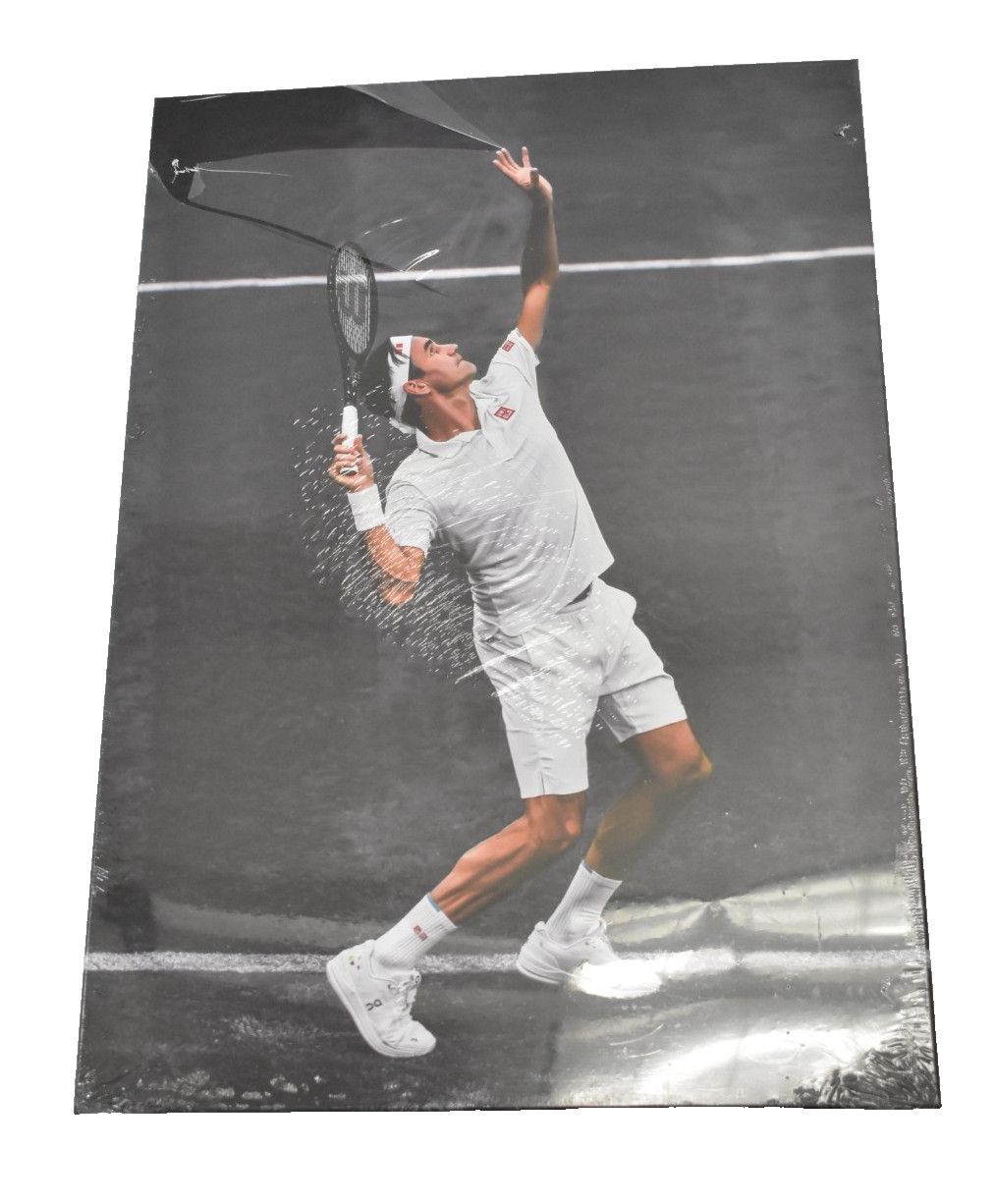 Displate Roger Federer Tennis Metal Poster Matte Wall Art 17.7″ x 12.6″