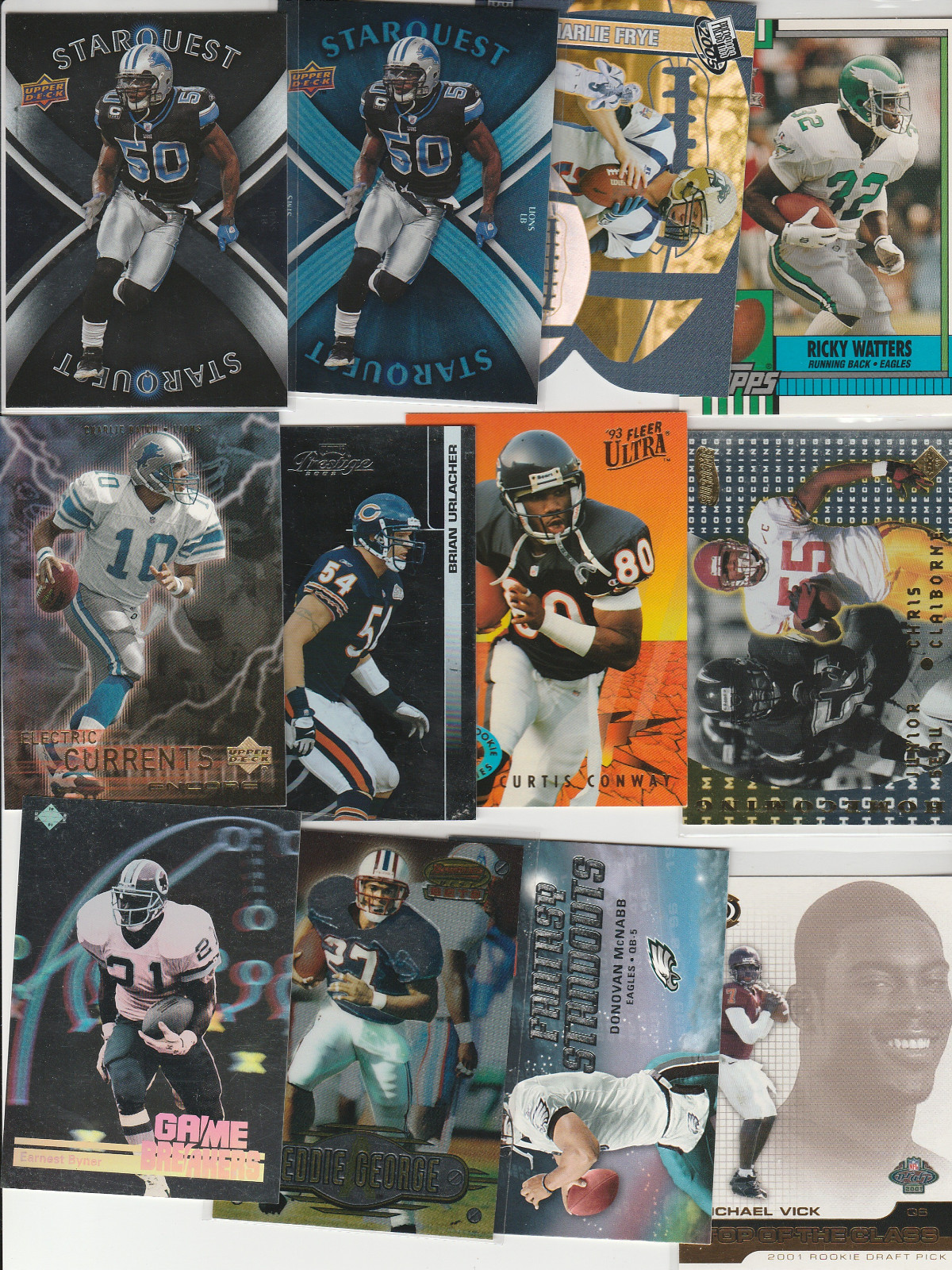 HUGE INSERT LOT (152) ALL SHOWN 90’S- EARLY 00’S STARS HALL OF FAMERS ROOKIES ++