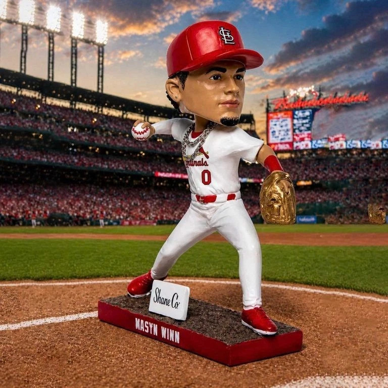 2026 Masyn Winn St. Louis Cardinals GOLD GLOVE SGA Bobblehead NIB