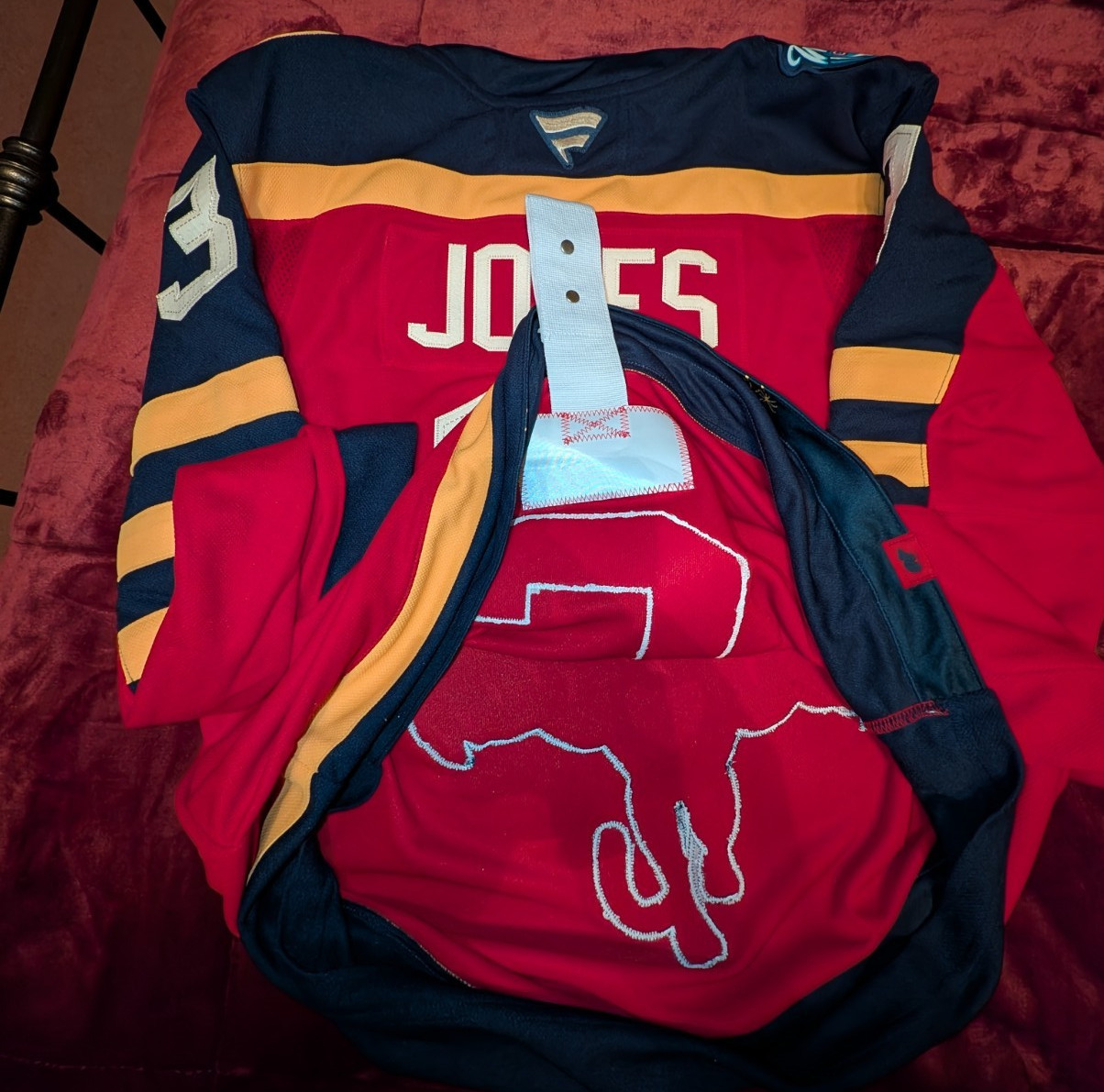 AUTHENTIC Florida Panthers Seth Jones Winter Classic Fanatics Premium Jersey