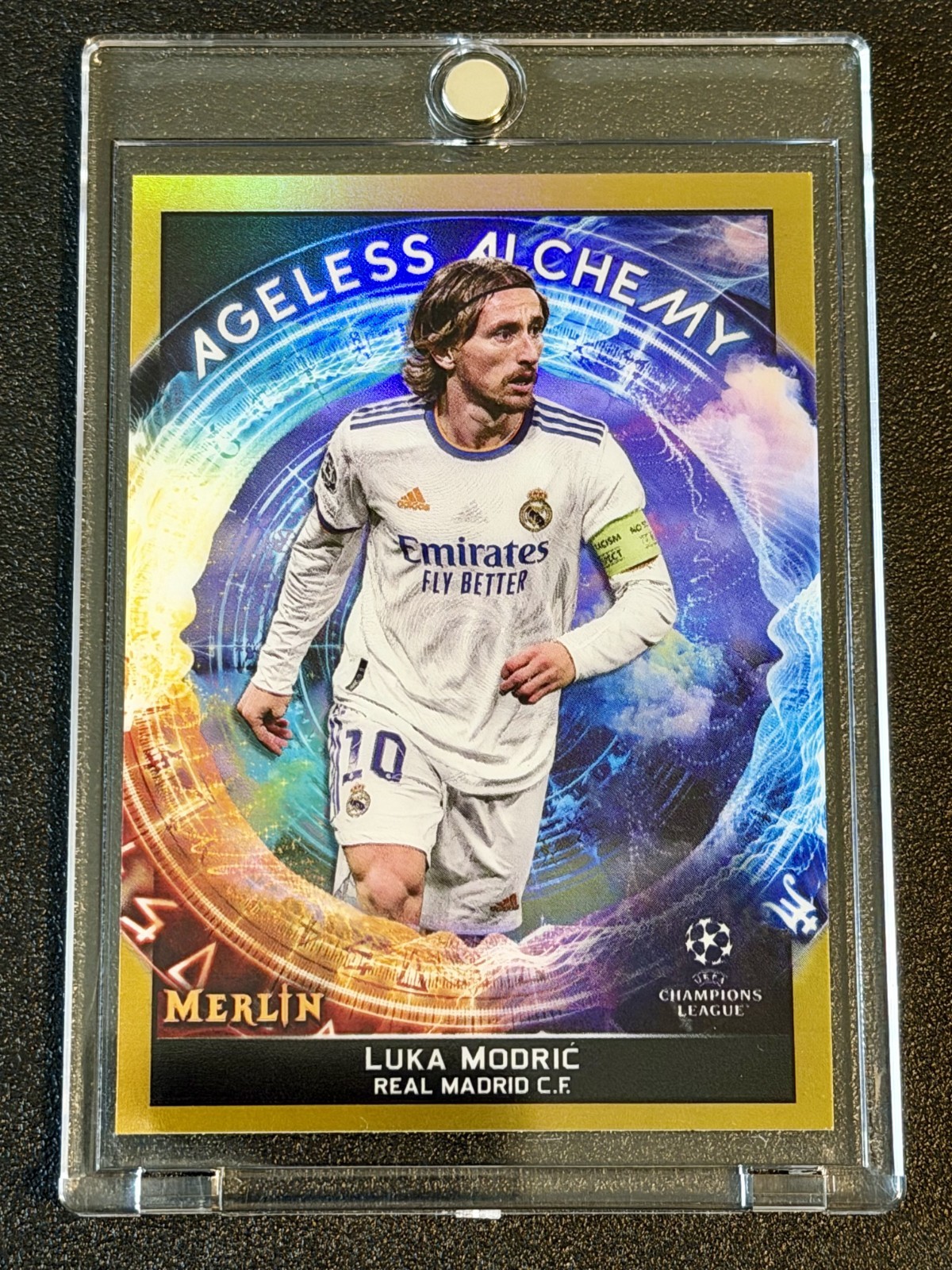 2022 Topps Merlin Luka Modric GOLD Ageless Alchemy /50 Real Madrid Croatia AA-16