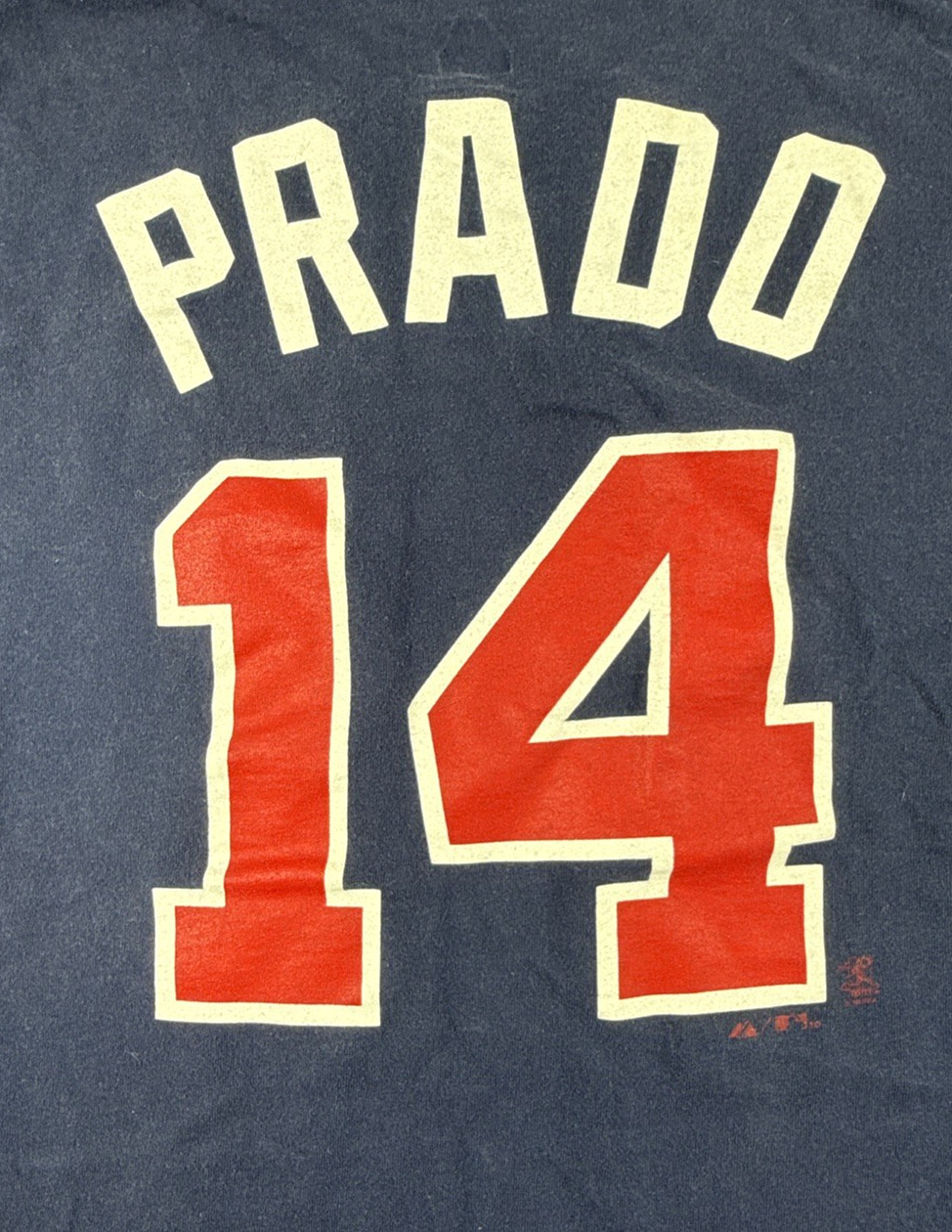 Majestic Unisex Adult Atlanta Braves Martin Prado #14 T-Shirt Navy M