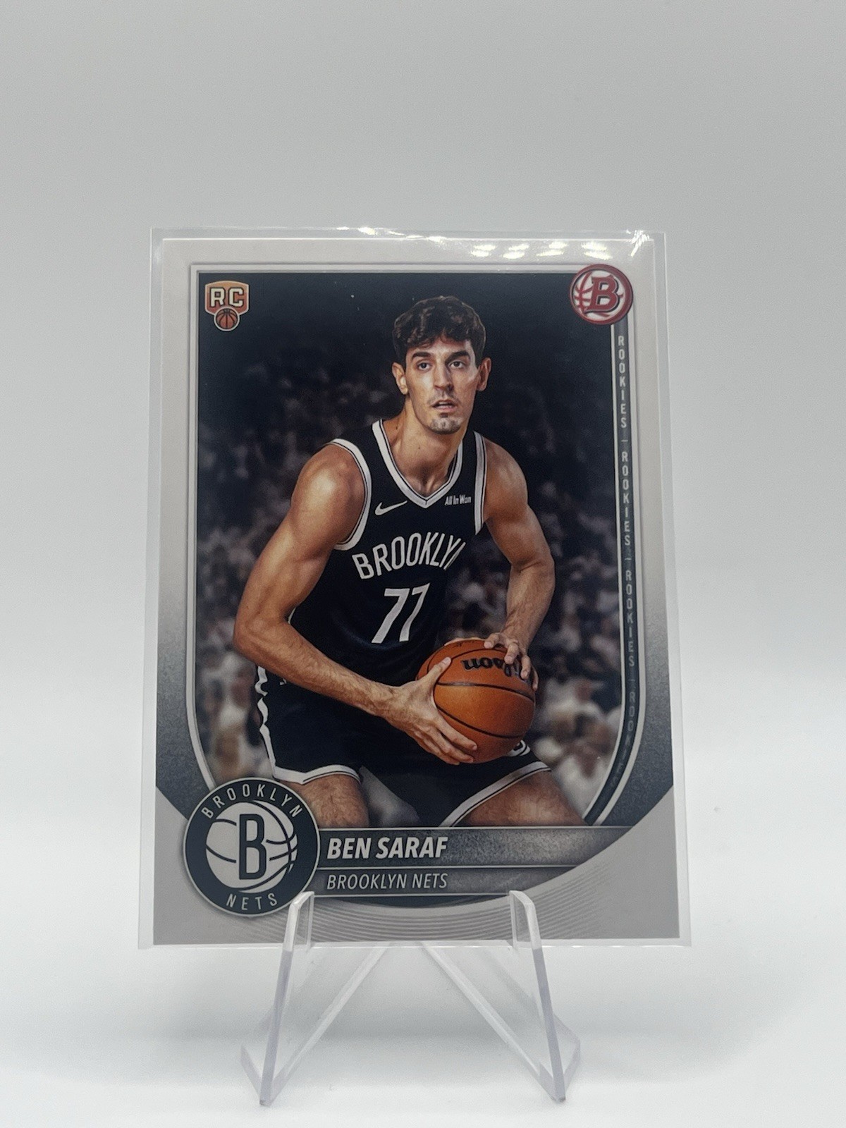 Ben Saraf RC 2025-26 Bowman Basketball #26 Brooklyn Nets Rookie