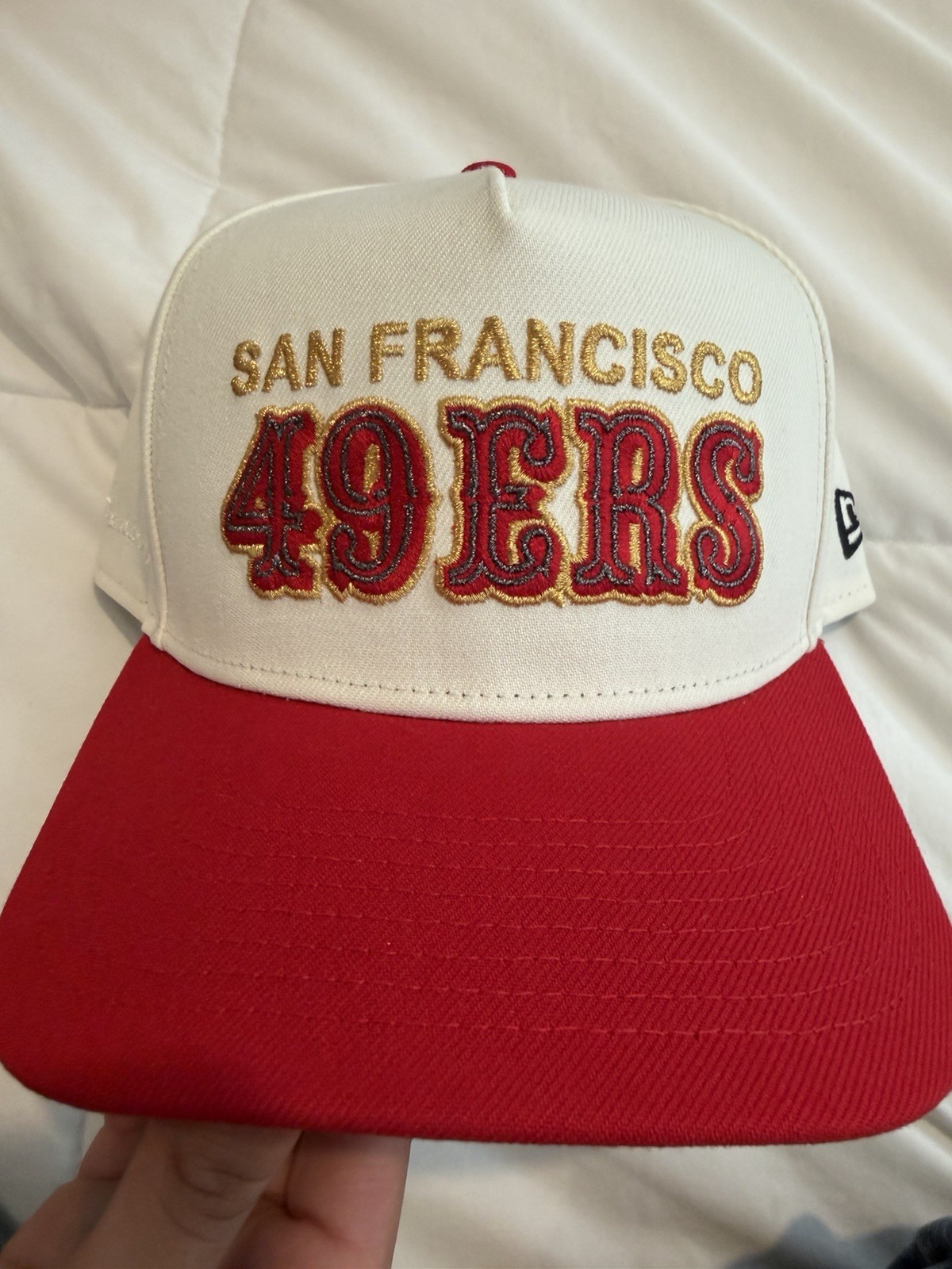 New Era San Francisco 49ers SnapBack Hat 9Fifty AF A frame Limited 2 Tone