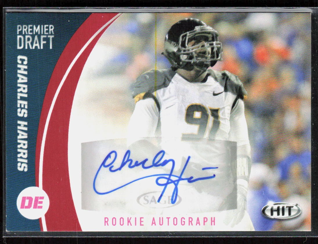 2017 SAGE HIT #A17 Charles Harris Autographs