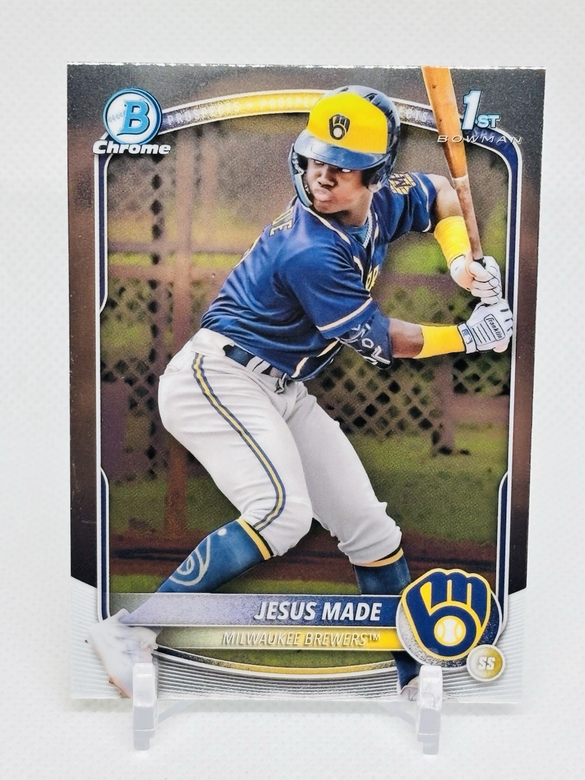 2025 Bowman – Chrome Prospects Jesus Made #BCP-50 Rookie 1st Bowman Brewers RC