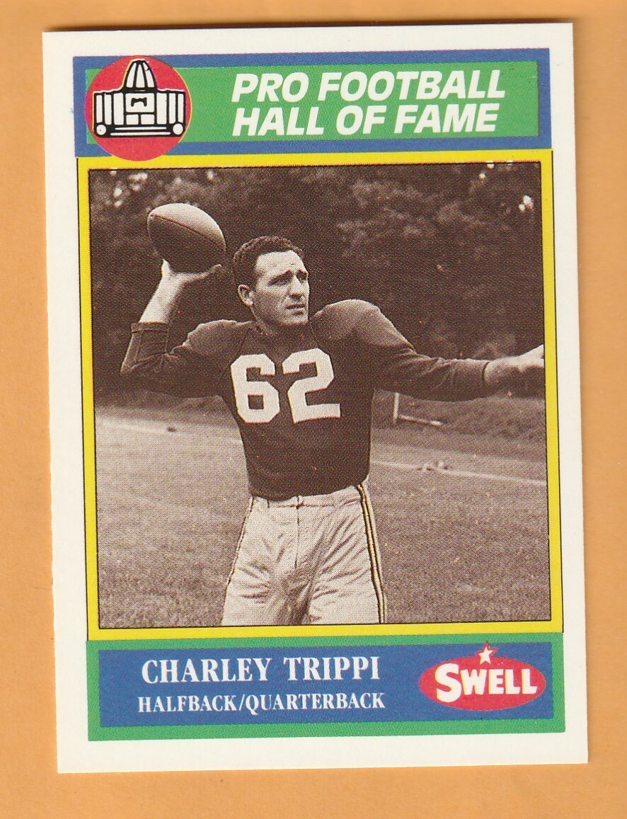 Charley Trippi Chicago Cardinals 1990 Swell Greats #58 Georgia Bulldogs 10D