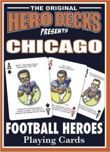 NFL Football Hero Decks Caricature 52 Playing Cards Parady Cards Same Day Ship