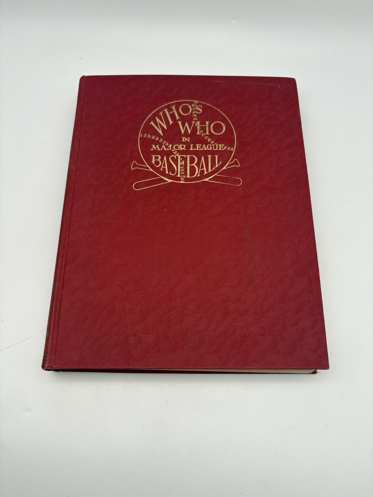 1933 Who’s Who in Major League Baseball Book – Large Red Hardcover Edition