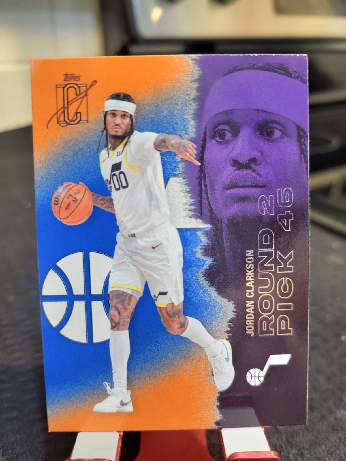 2025-26 Topps Signature Class – Jordan Clarkson #100 – Blue and Orange