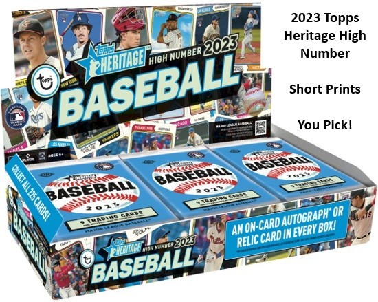 2023 Topps Heritage High Number Short Prints – You Pick – Complete Your Set