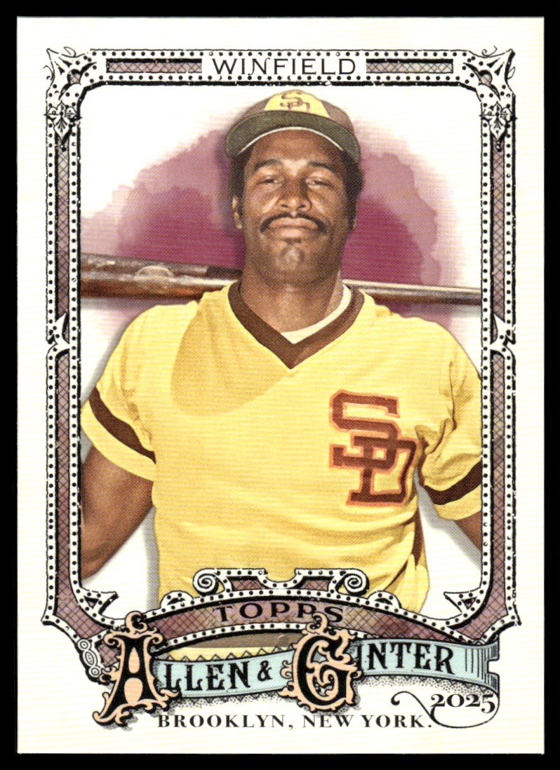 Dave Winfield 2025 Topps Allen & Ginter Card Legend ! #151 San Diego Padres