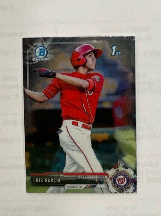 LUIS GARCIA – 2017 1st Bowman Chrome Prospects MINI #BCP119 FS QTY