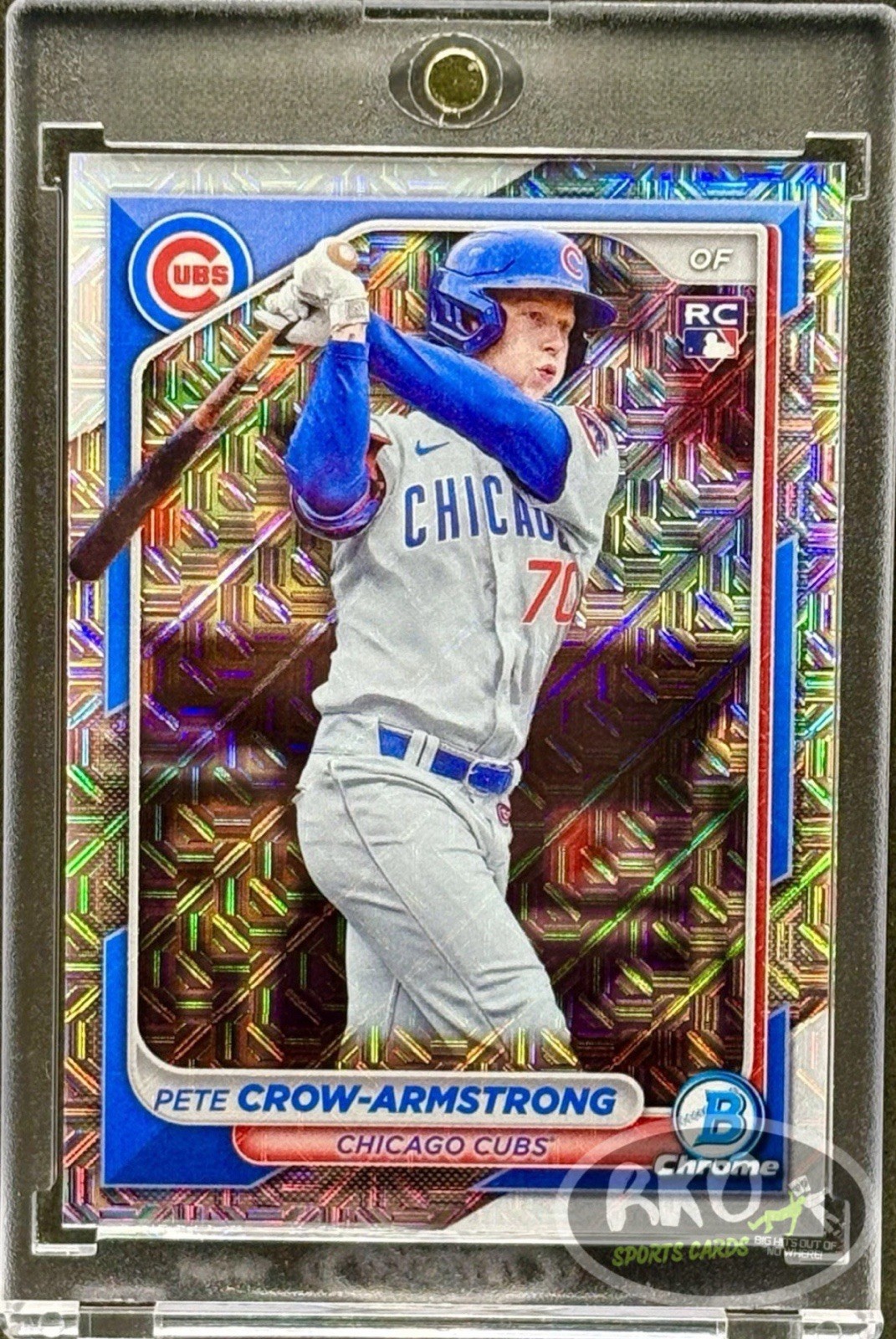 Pete Crow-Armstrong RARE ROOKIE REFRACTOR INVESTMENT CARD BOWMAN SSP MINT