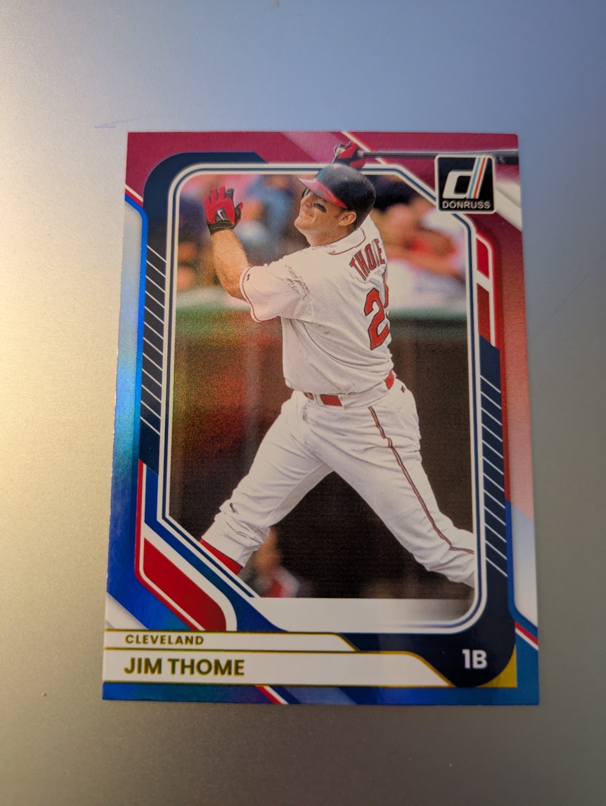 2026 DONRUSS RED & BLUE FOIL JIM THOME
