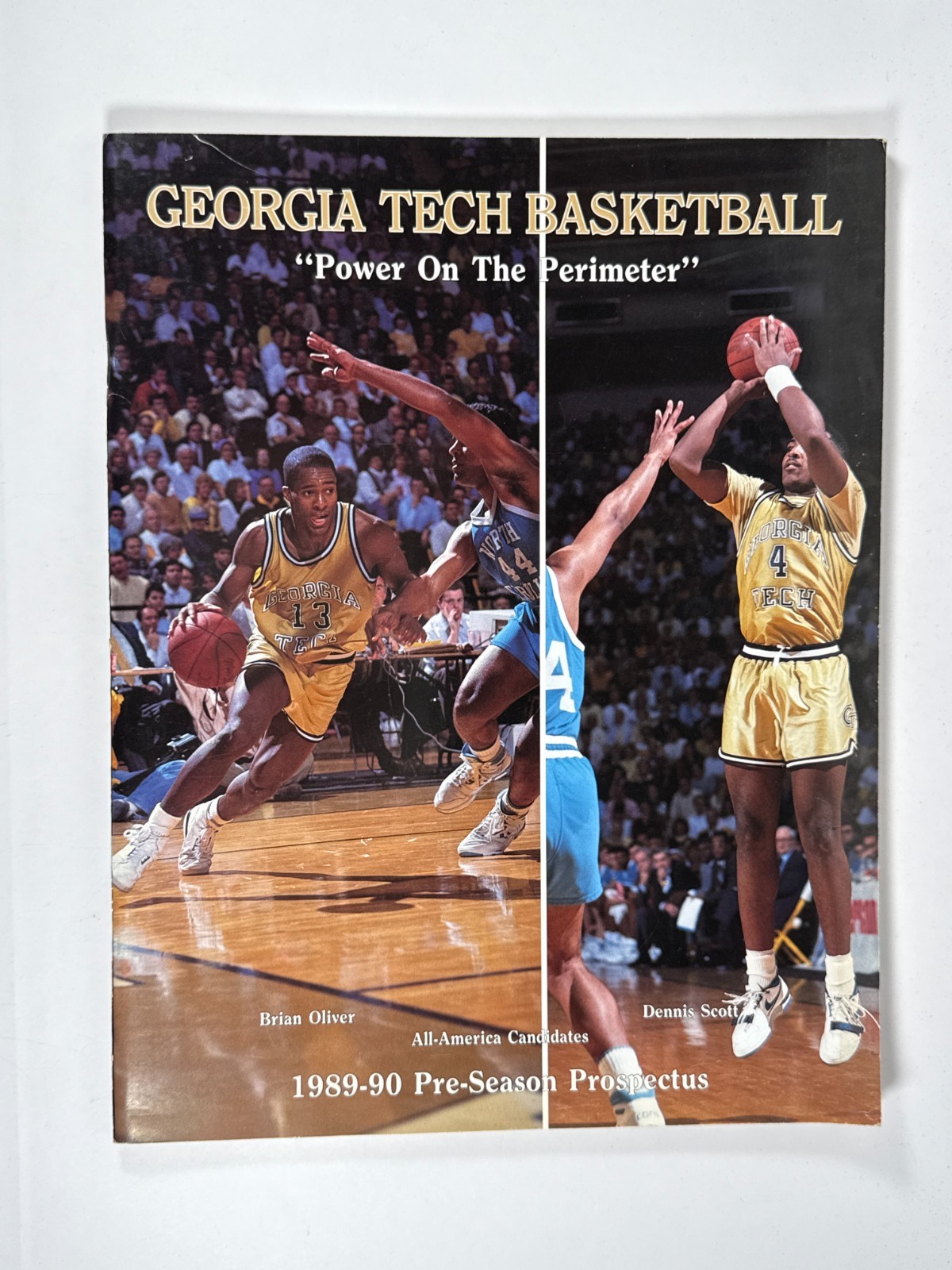 VINTAGE – 1989-1990 Georgia Tech Basketball – Pre-Season Prospectus