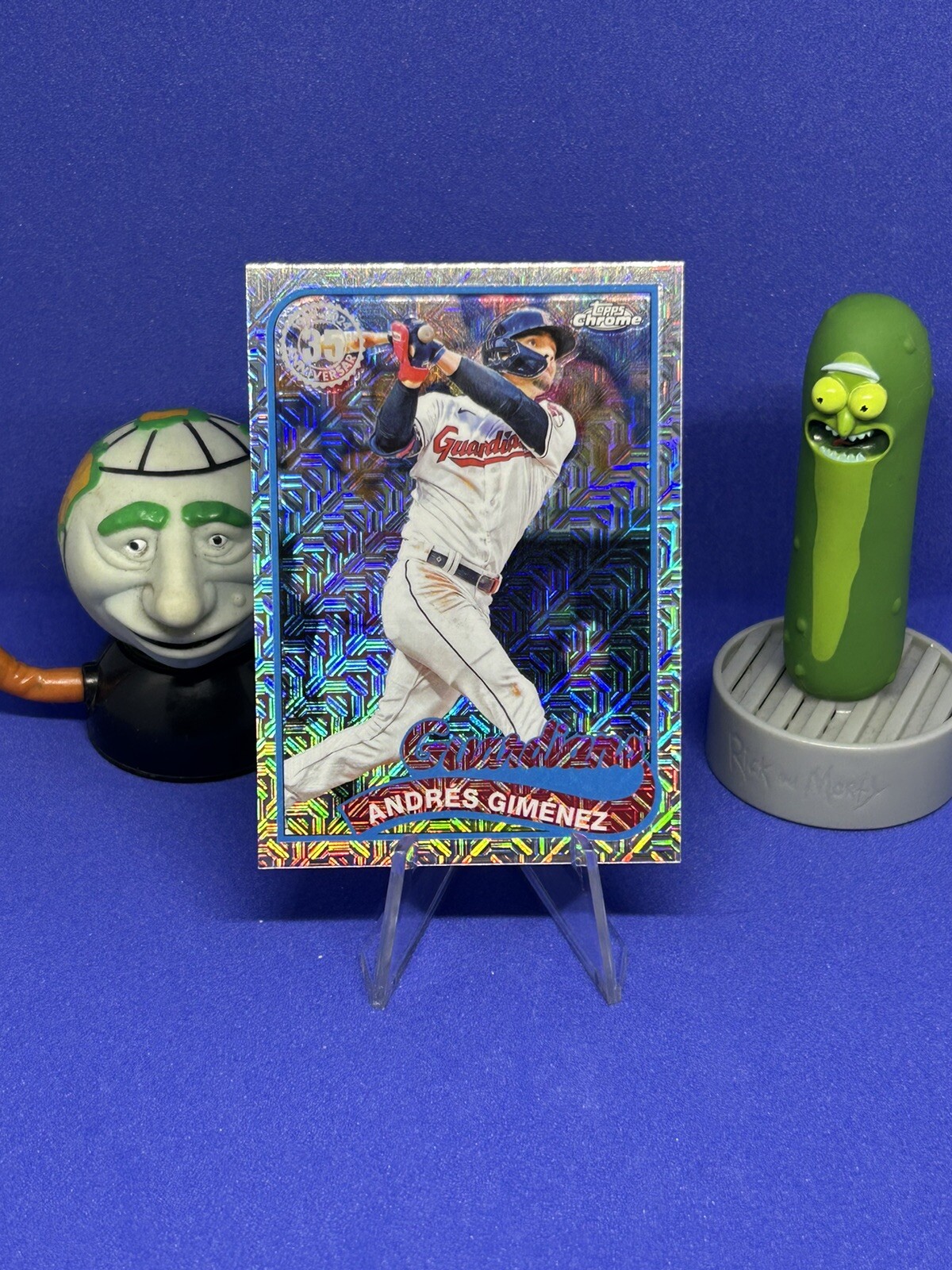 2024 Topps Series 2 Andres Gimenez 2T89C-24 Silver Pack Mojo Guardians