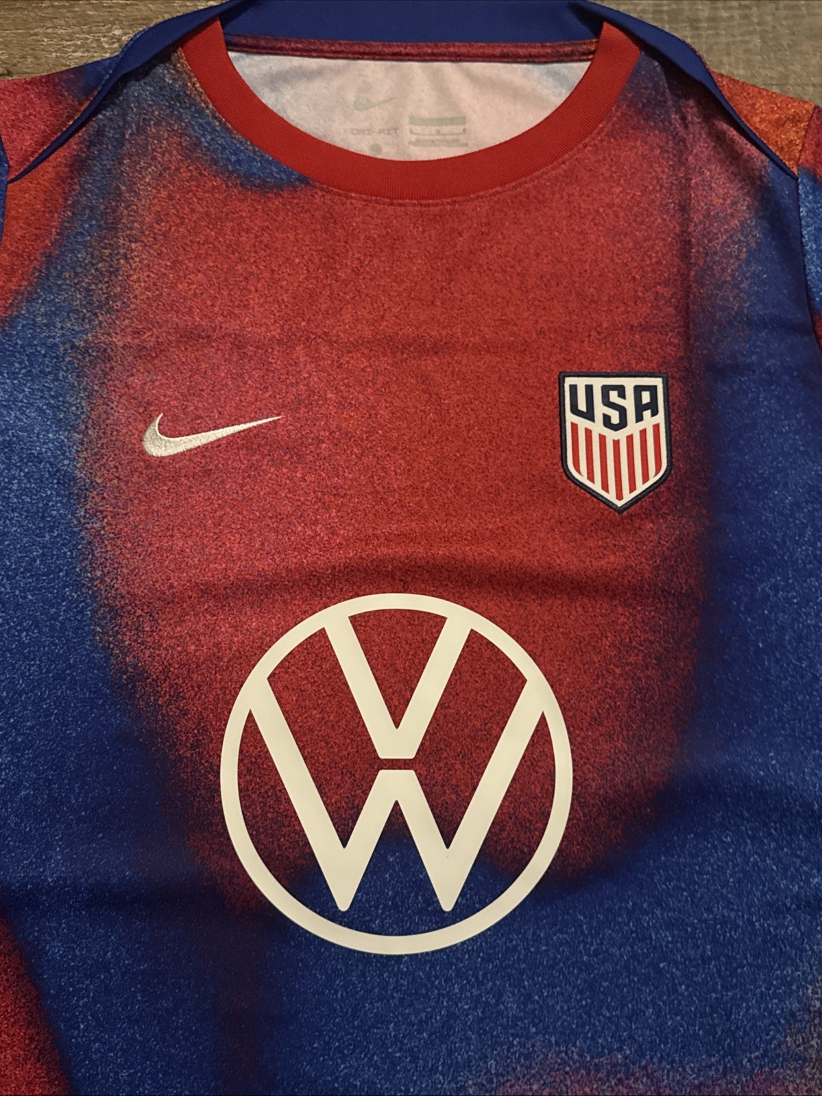 2024 Nike Men’s United States Pre Match Soccer Jersey Large L US USMNT USA